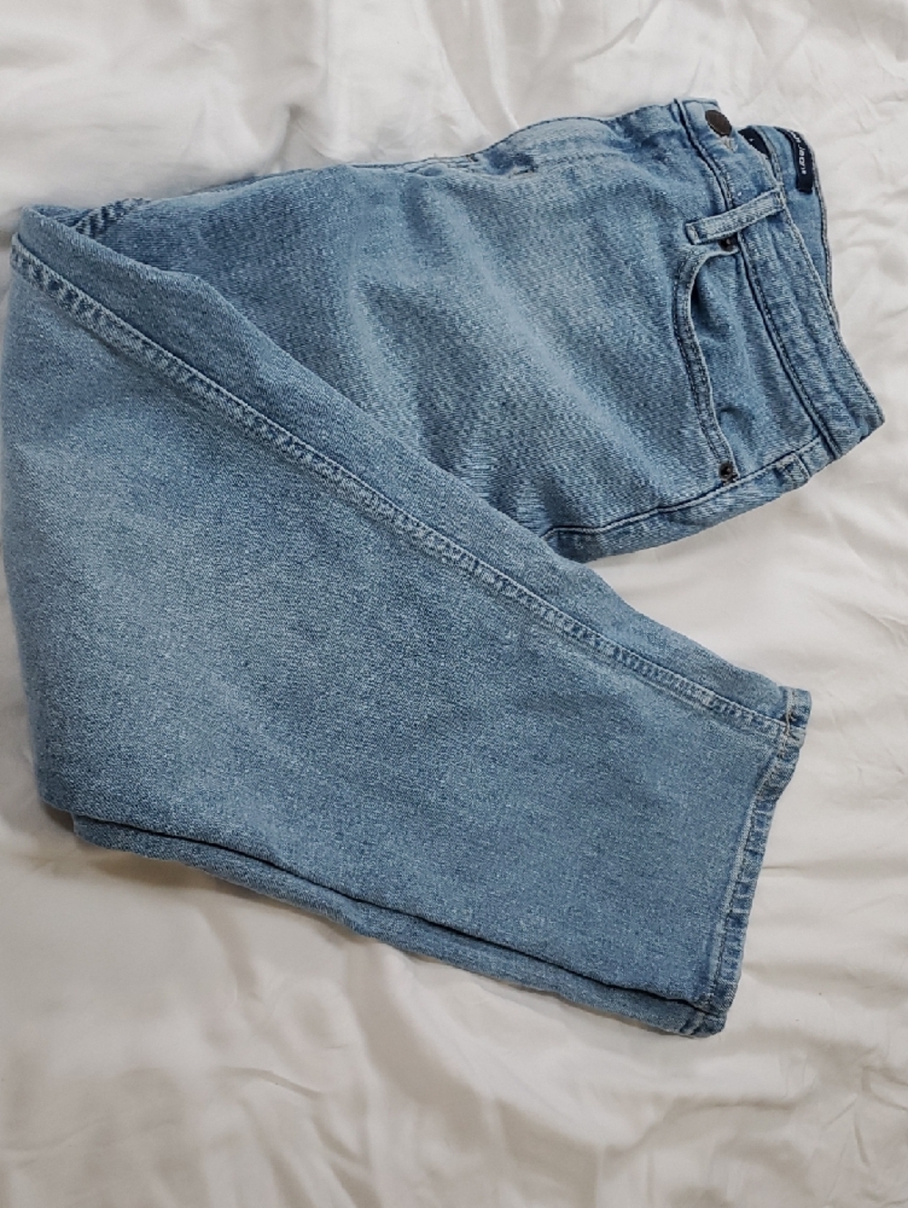 Calvin Klein Jeans Women's Light Blue Straight Jeans Size 6 - Picture 8 of 8
